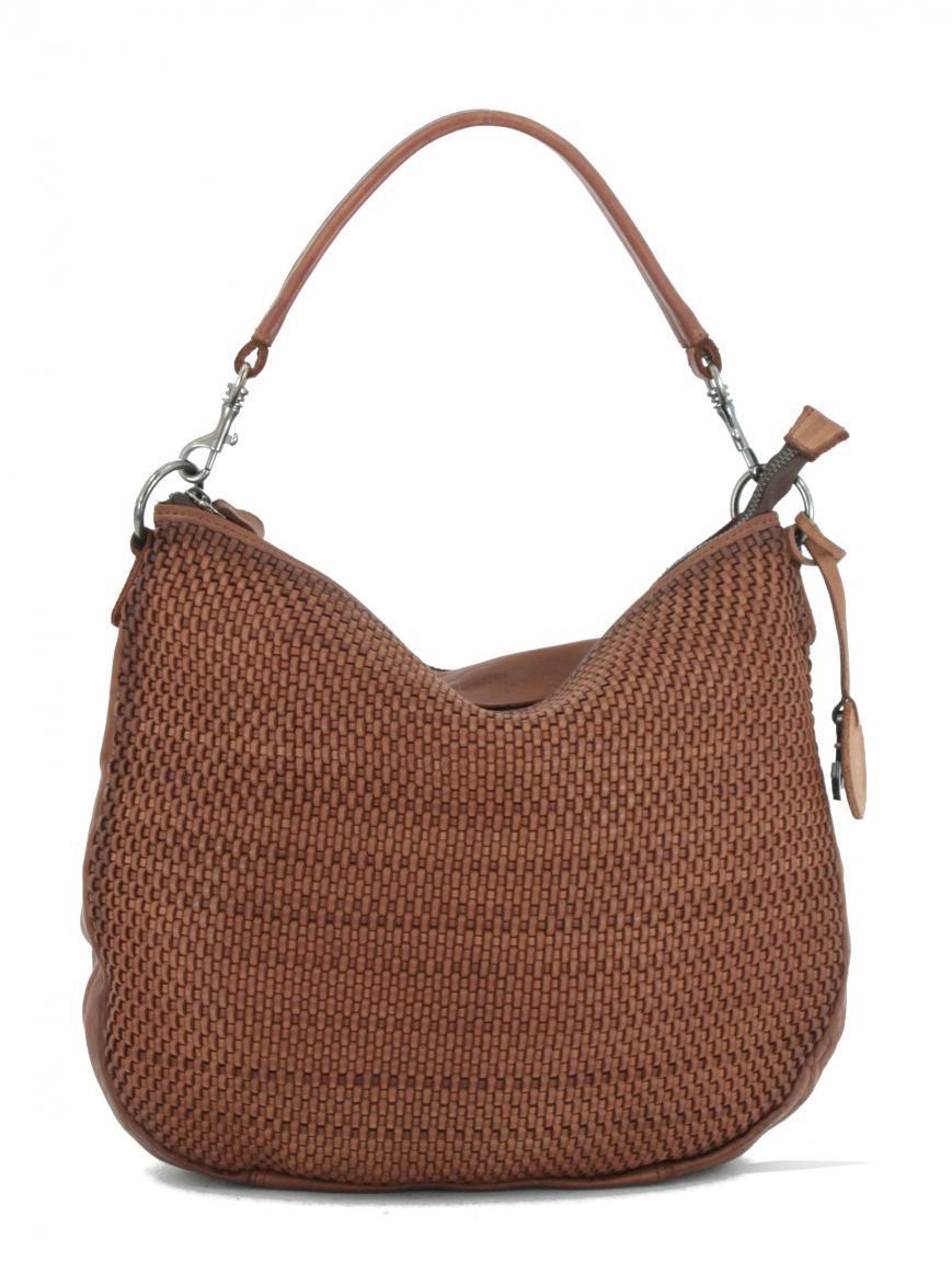 Umhängetasche Trend Harbour 2nd Helene NL Caramel Camelbraun Anhänger