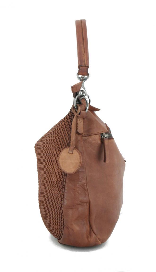 Umhängetasche Trend Harbour 2nd Helene NL Caramel Camelbraun Anhänger