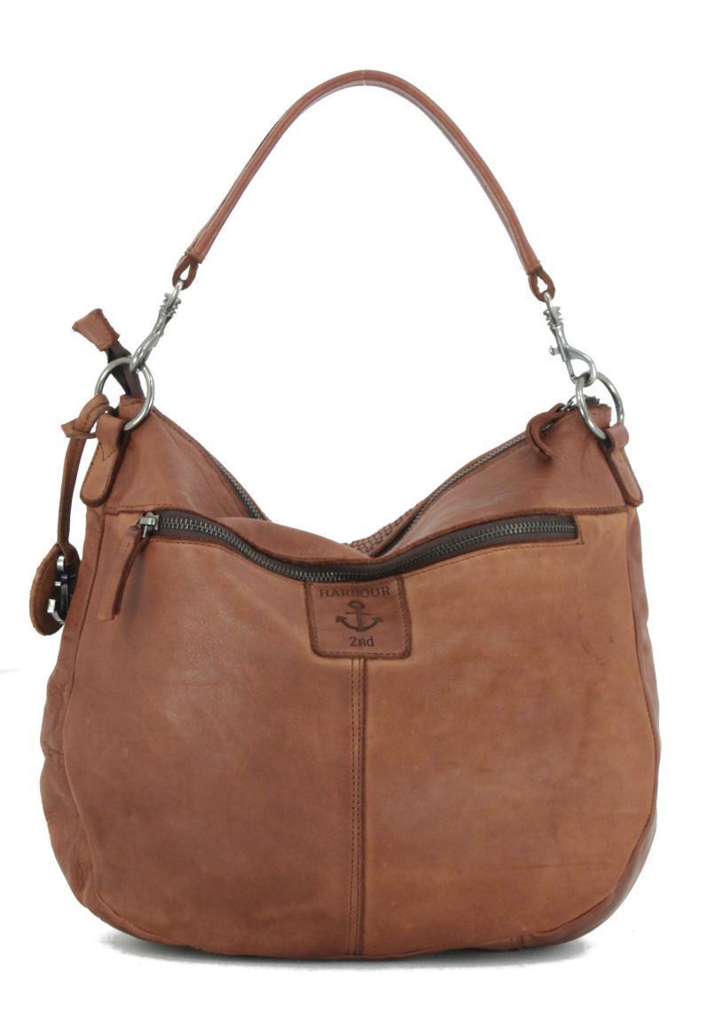 Umhängetasche Trend Harbour 2nd Helene NL Caramel Camelbraun Anhänger