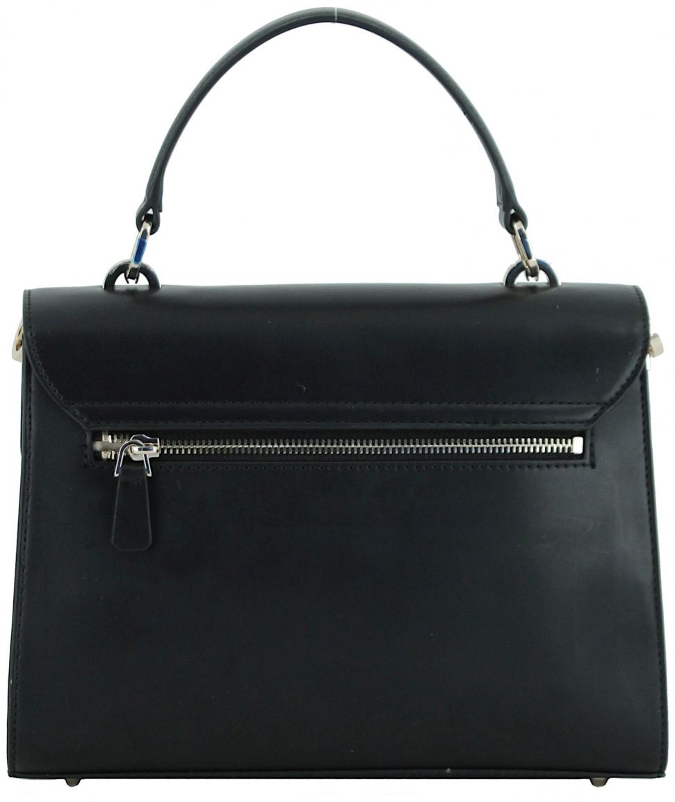Umhängetasche mit Überschlag Guess Aldith Top Handle schwarz