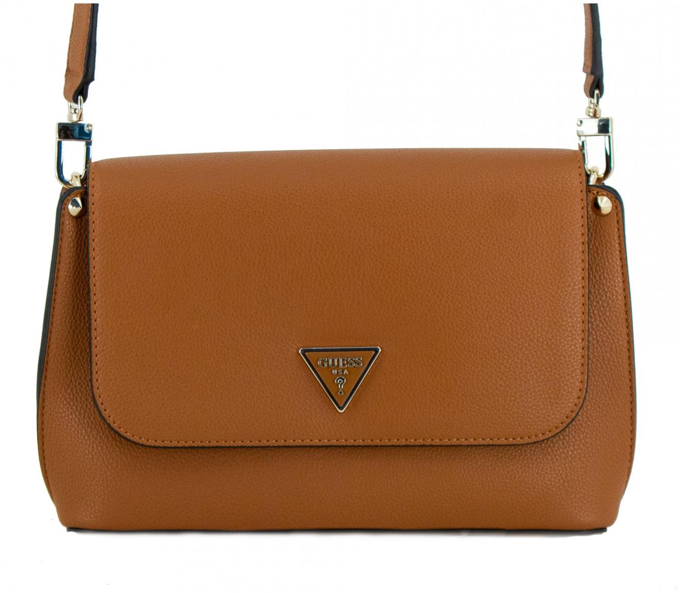 Umhängetasche mit Überschlag altrosa Rosewood Guess Meridian Flap