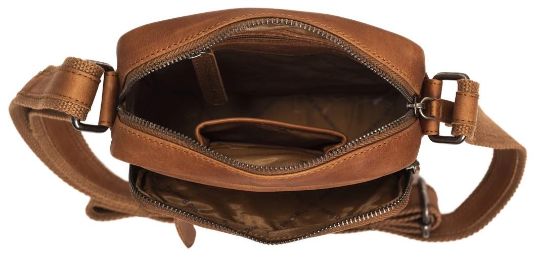 Unisex Schultertasche Cognac The Chesterfield Brand Birmingham