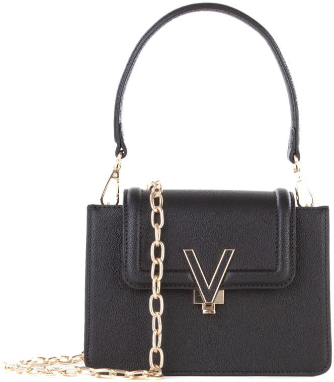 Valentino Abendtasche Queens Nero schwarz Überschlag Wechselriemen