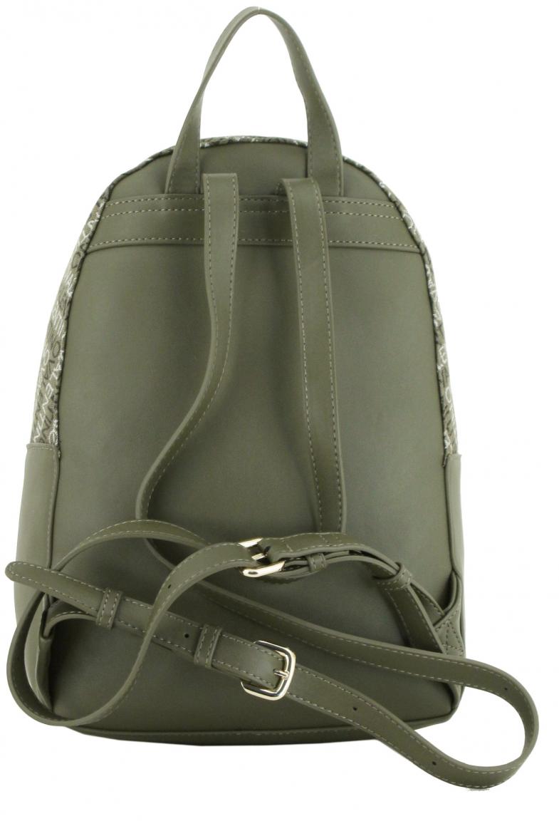 Valentino Damenrucksack hellbeige Alloverprint Blizzard Ecru