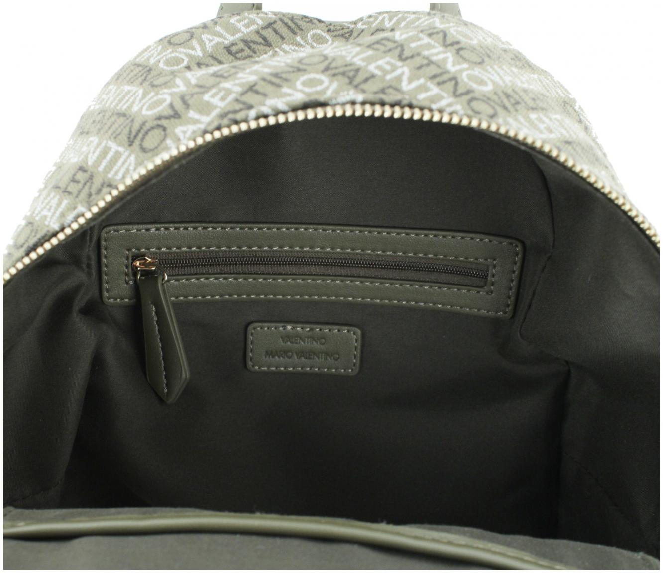 Valentino Damenrucksack hellbeige Alloverprint Blizzard Ecru