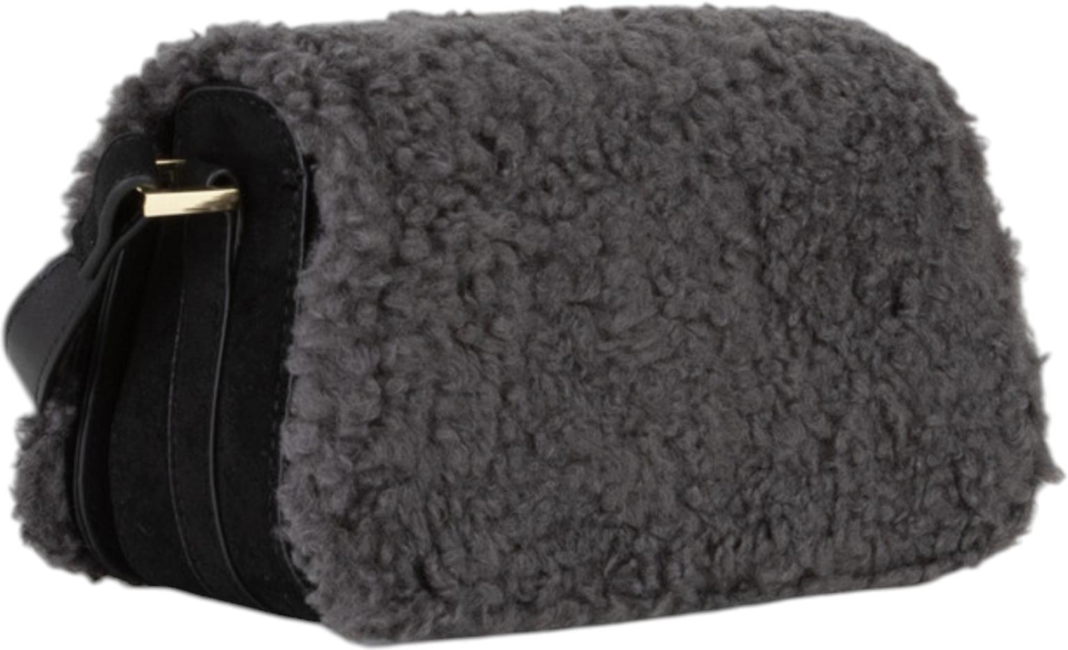 Valentino Iceland Überschlagtasche Teddy Schwarz