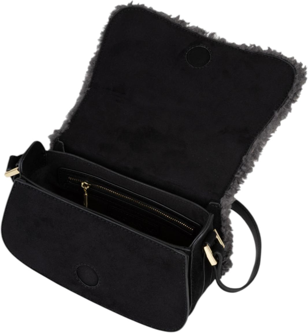 Valentino Iceland Überschlagtasche Teddy Schwarz