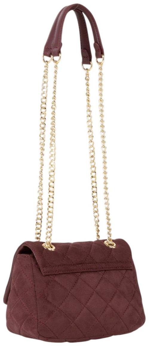 Valentino Ocarina Suede Abendtasche Velours Bordeaux - Weinrot