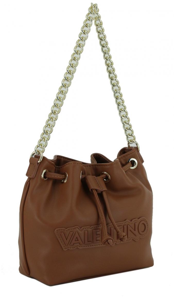 Valentino Oxford RE Ecru Bucket Bag Kettenhenkel hellbeige