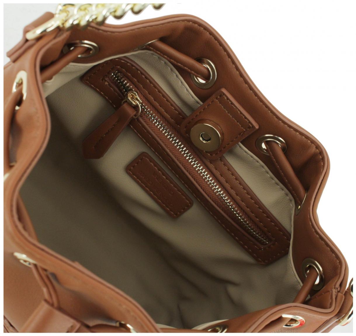 Valentino Oxford RE Ecru Bucket Bag Kettenhenkel hellbeige