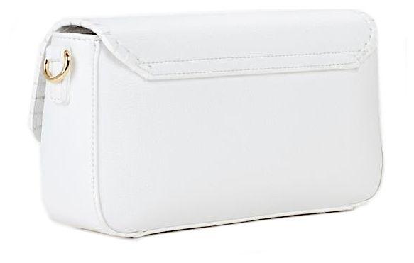 Valentino sommerliche Handtasche Flechtgurt Aleksandra Primavera Weiß