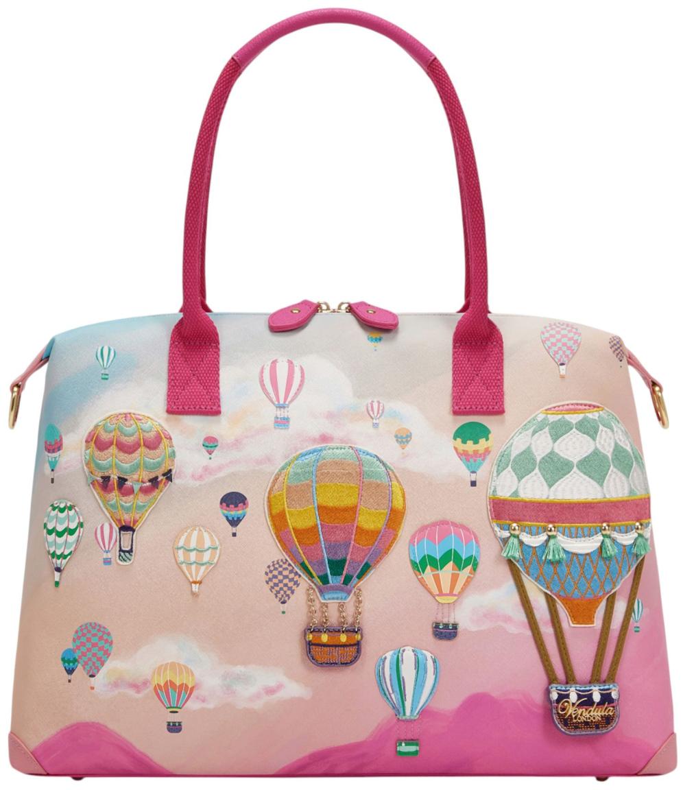 Vendula London Above the Clouds Weekender Shopper Ballon/Pink