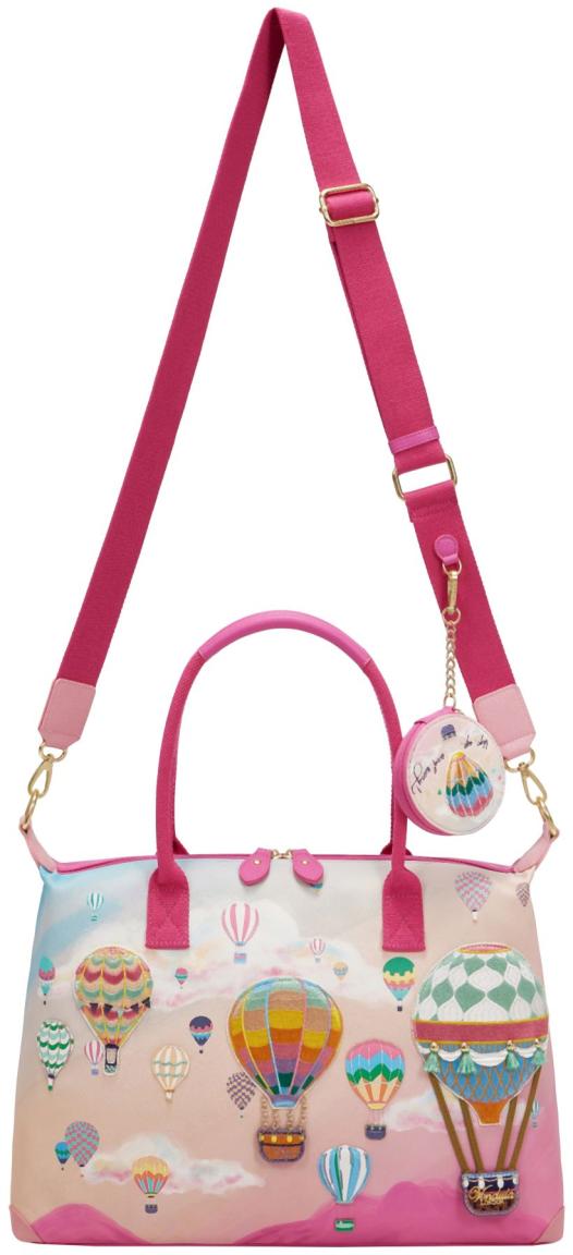 Vendula London Above the Clouds Weekender Shopper Ballon/Pink