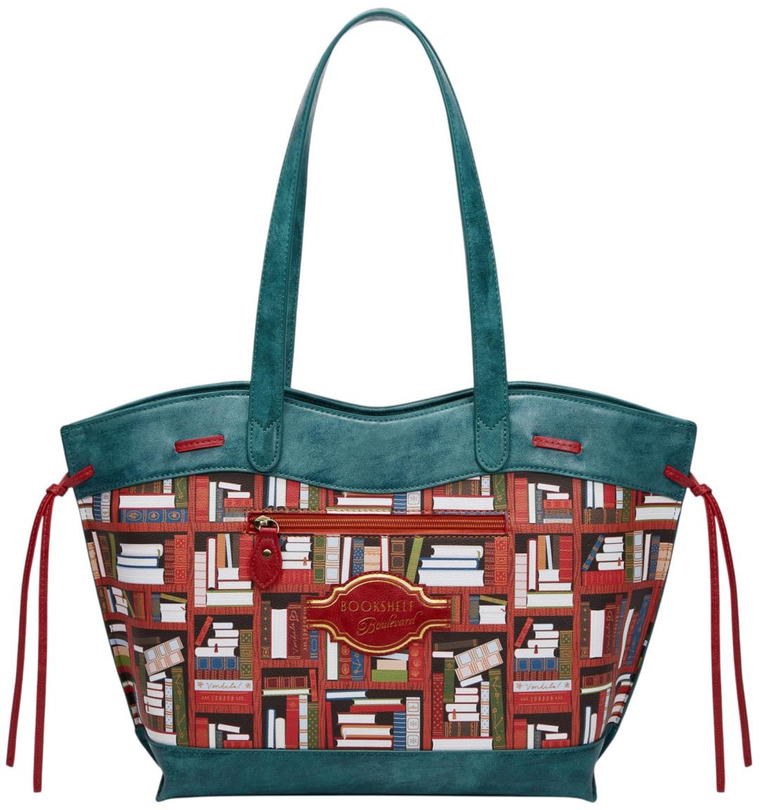 Vendula London Bookshelf Boulevard Stella Tote Shopper Bücher/Bunt