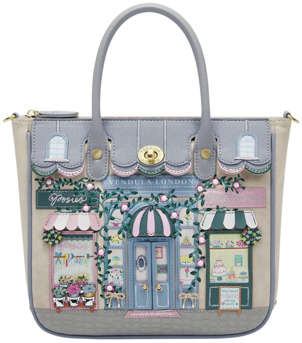 Vendula London Posies and Patisseries Isabelle Bag Kurzgrifftasche Pastell