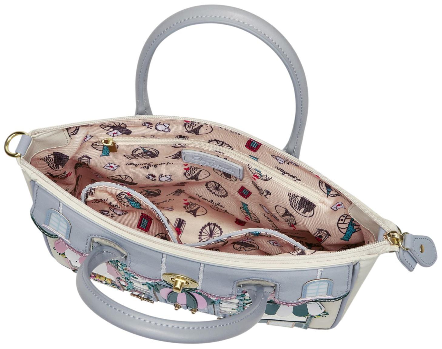 Vendula London Posies and Patisseries Isabelle Bag Kurzgrifftasche Pastell