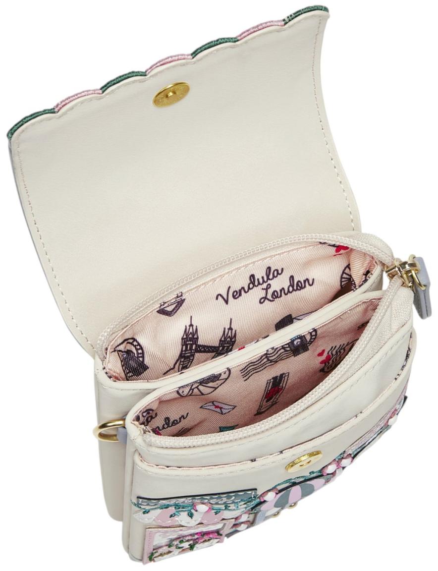 Vendula London Posies and Patisseries Phone Pouch Handytasche Pastell