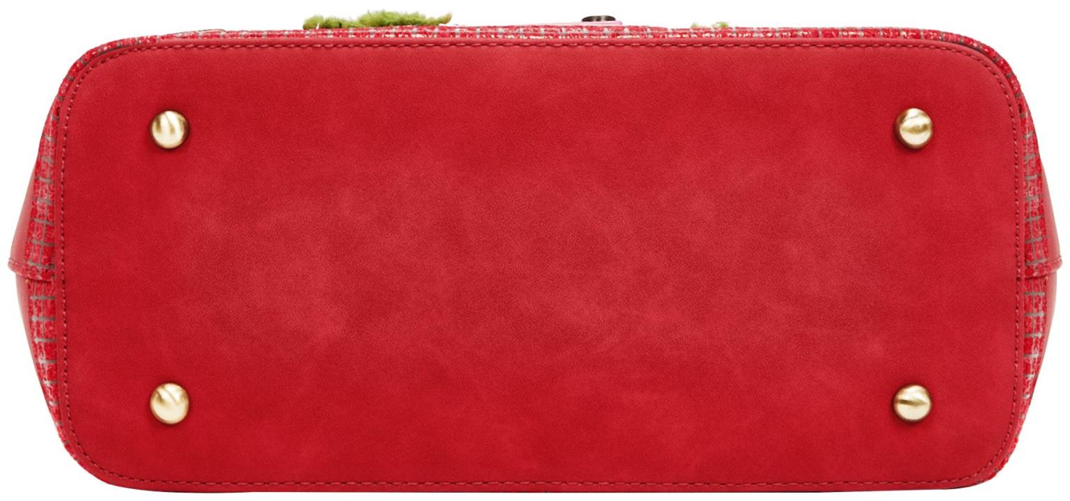 Vendula London The Chocolate Box Grace Bag Überschlagtasche Rot
