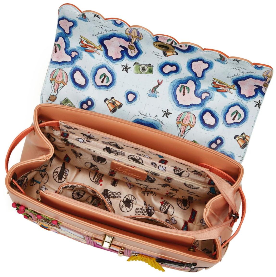 Vendula London Voyage Grace Bag Überschlagtasche Bunt