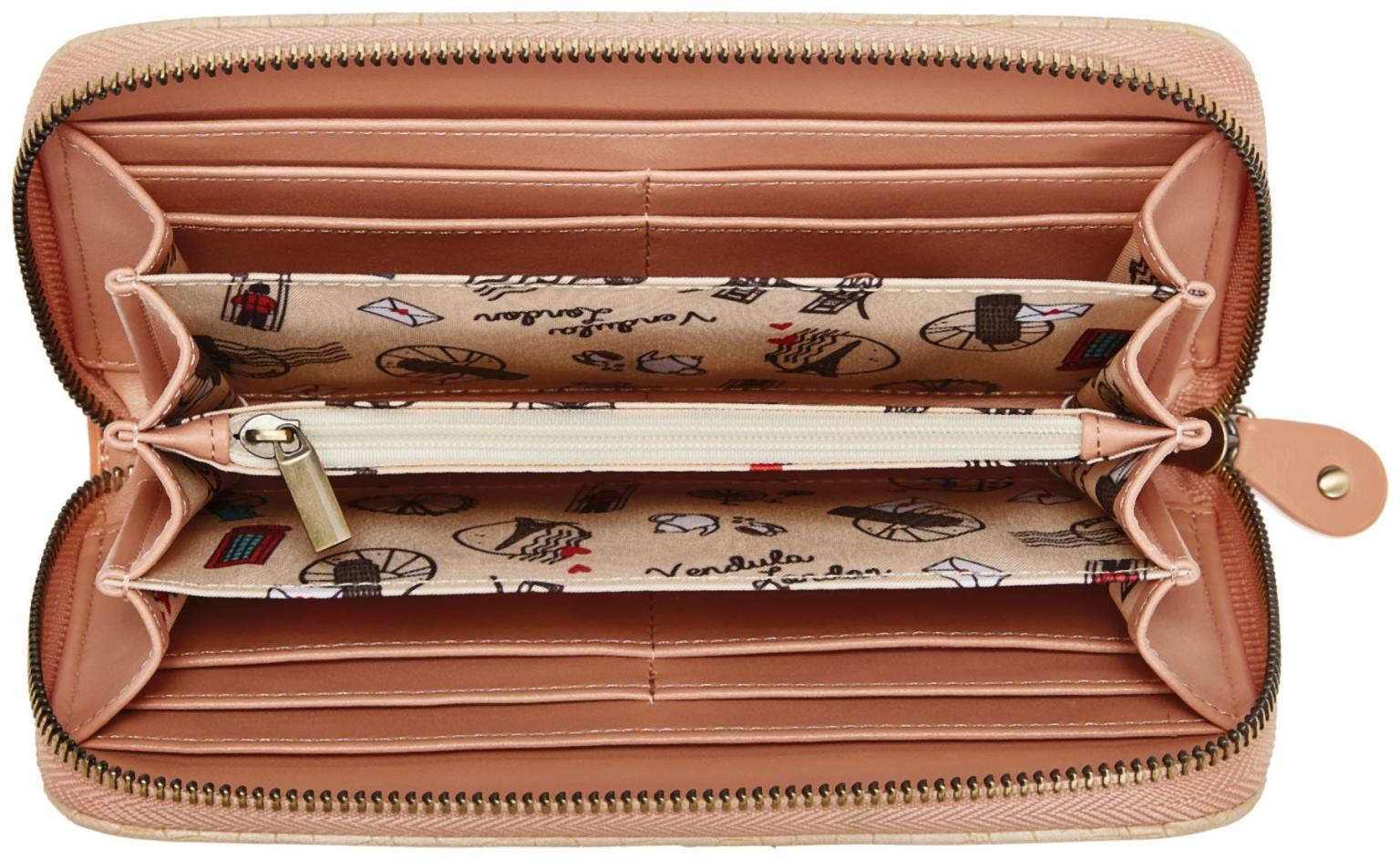 Vendula London Voyage Large Ziparound Wallet Longbörse Bunt