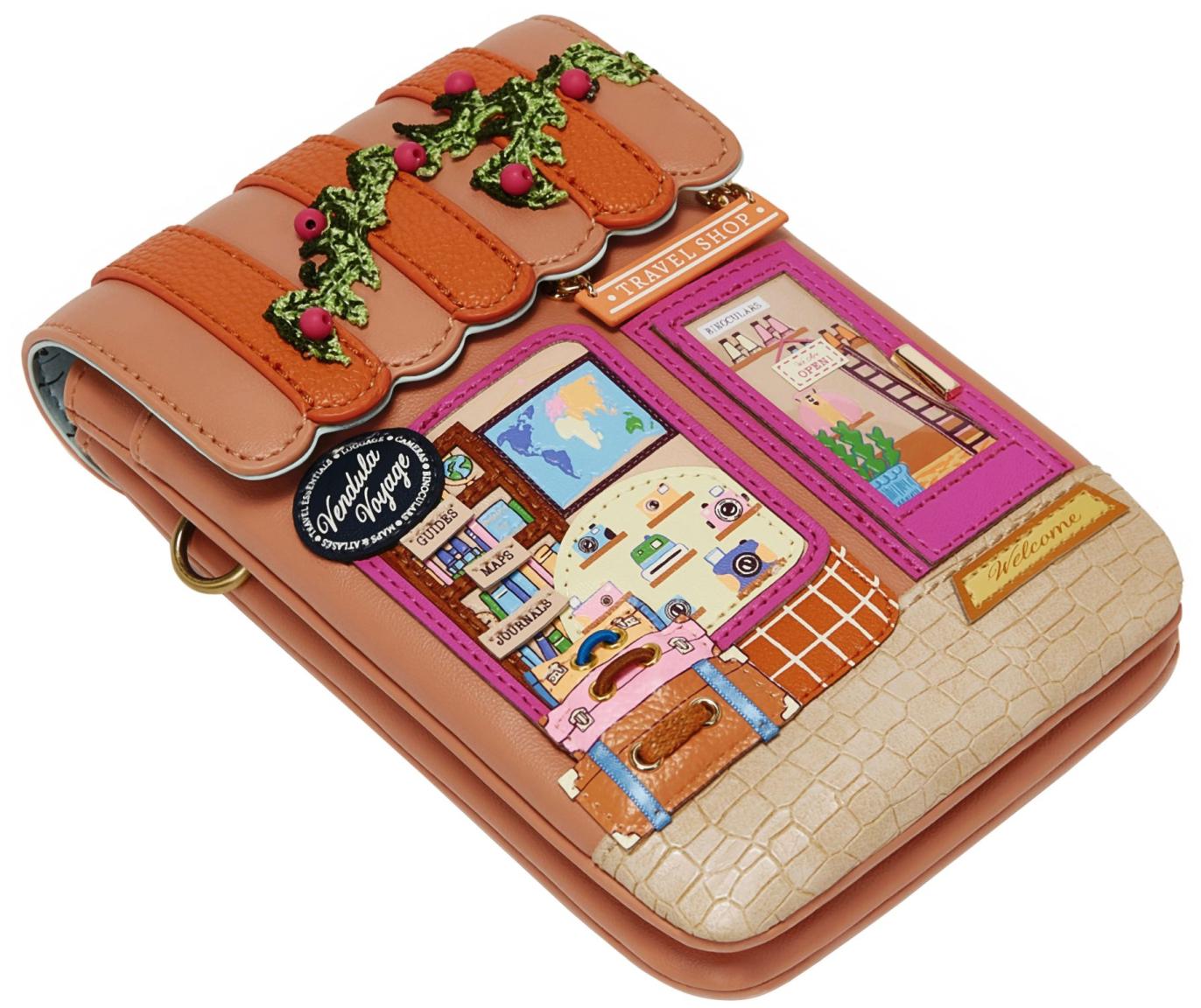 Vendula London Voyage Phone Pouch Handytasche Bunt