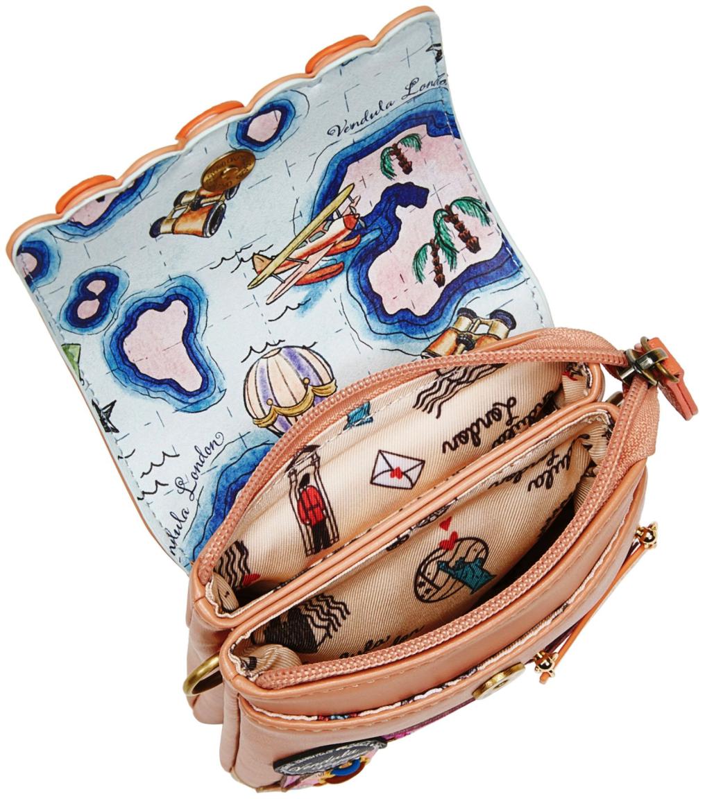 Vendula London Voyage Phone Pouch Handytasche Bunt