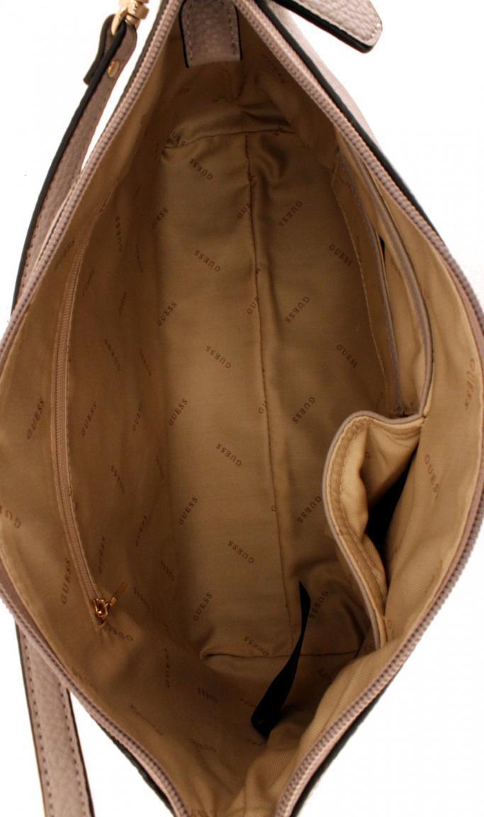 Wendetasche mit Pochette Guess Brenton Reversible Tote Dark Taupe