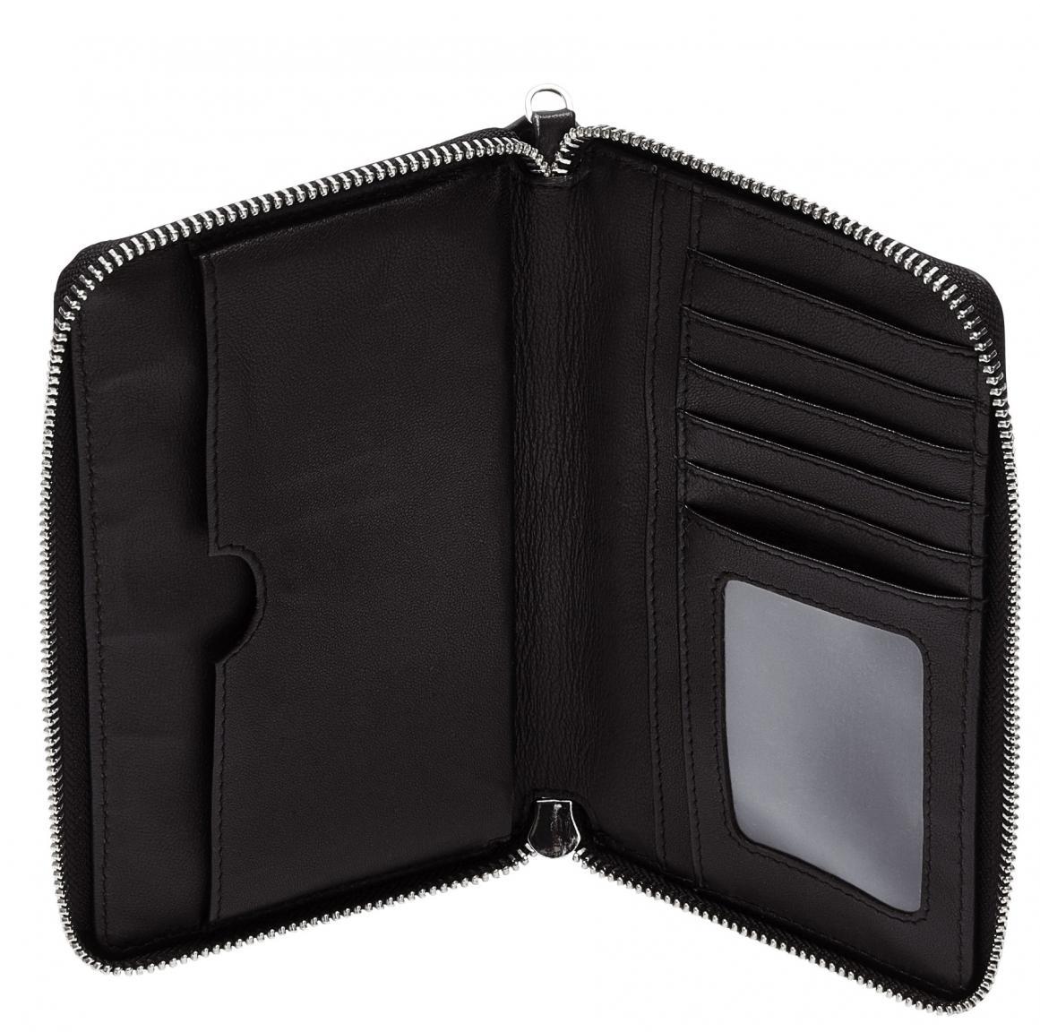 Zip Around Wallet Liebeskind Berlin Tamora Vivian black Lamb Solida Leder