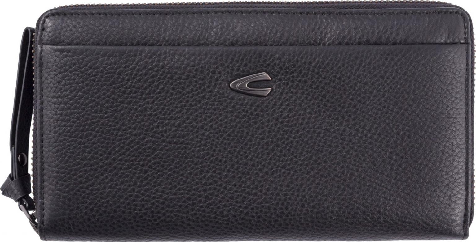 Zipbörse Camel Active Pura Long Zip Wallet Black Rindsleder Safe