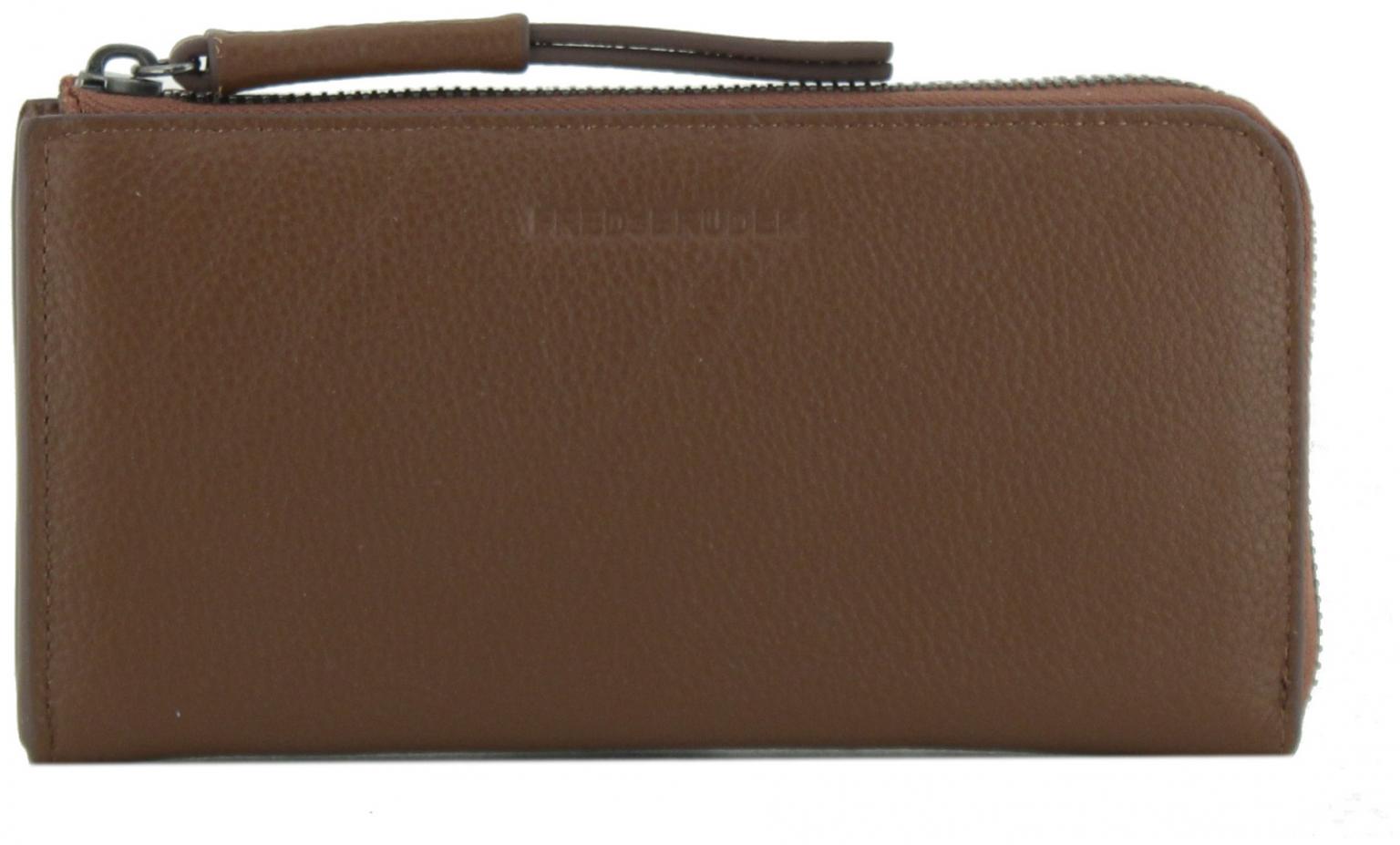 Zipbörse FREDsBRUDER Nea Bis Wallet Black Leder