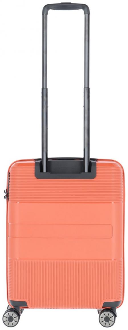 auffälliger Bordtrolley Travelite Waal S 55cm Terracotta Hartschale