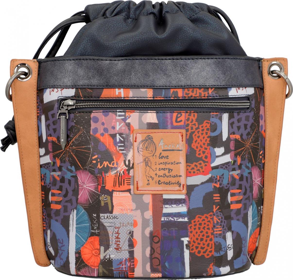 ausgefallene Bucket Bag bunt Anekke Contemporary Drawstring
