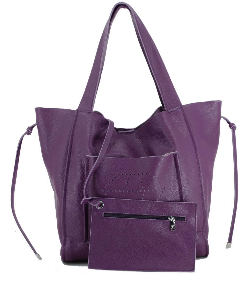 außergewöhnlicher Shopper mit Stanzmuster Caleidos Black Etui