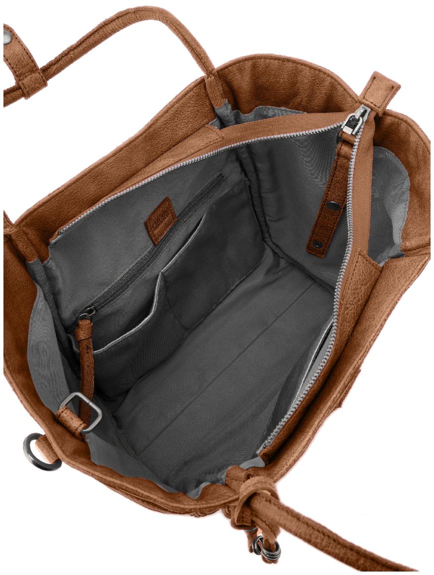 braune Ledertasche FREDsBRUDER All in Layer crossover