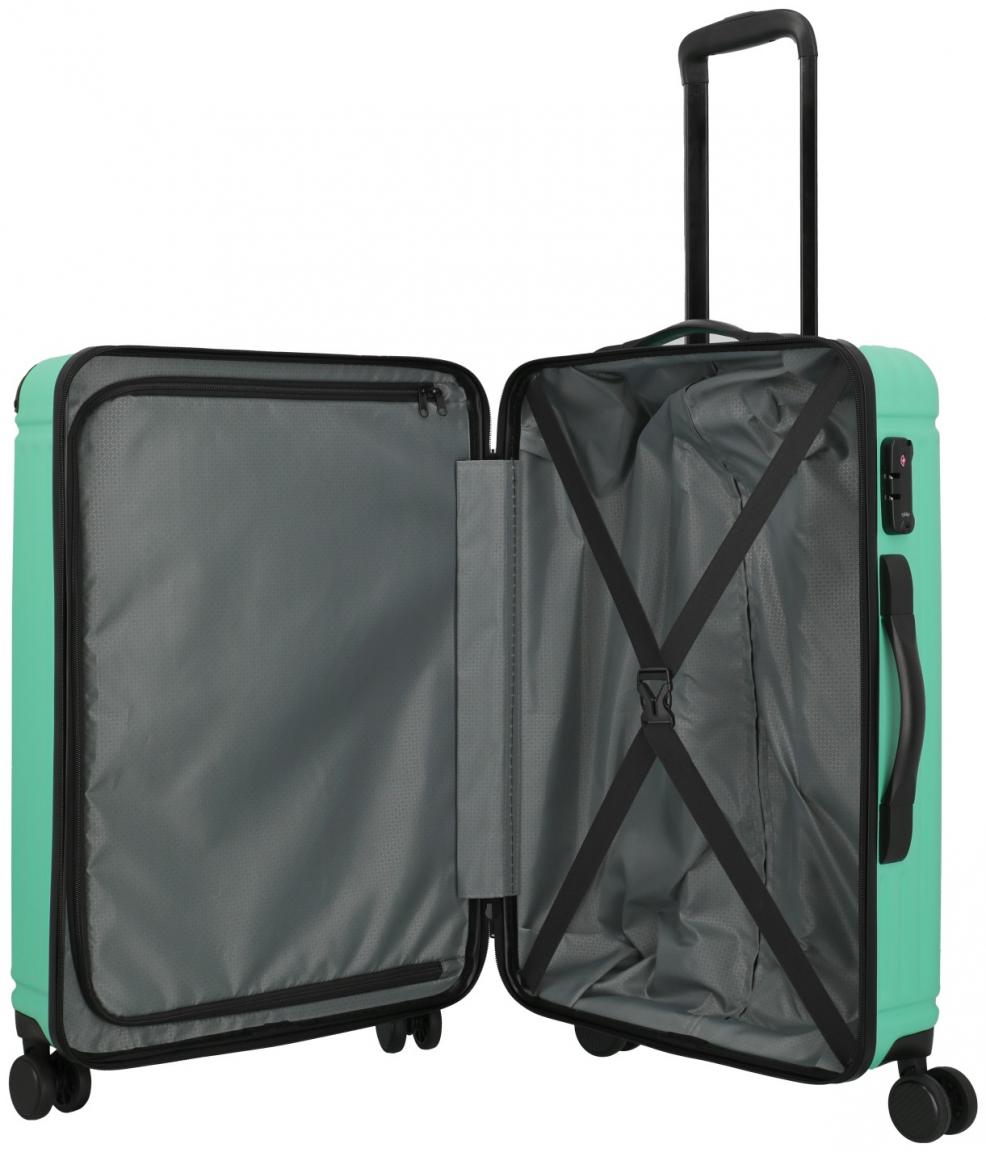 dreiteiliges Kofferset Travelite Cruise Light Aqua L/M/S Türkis