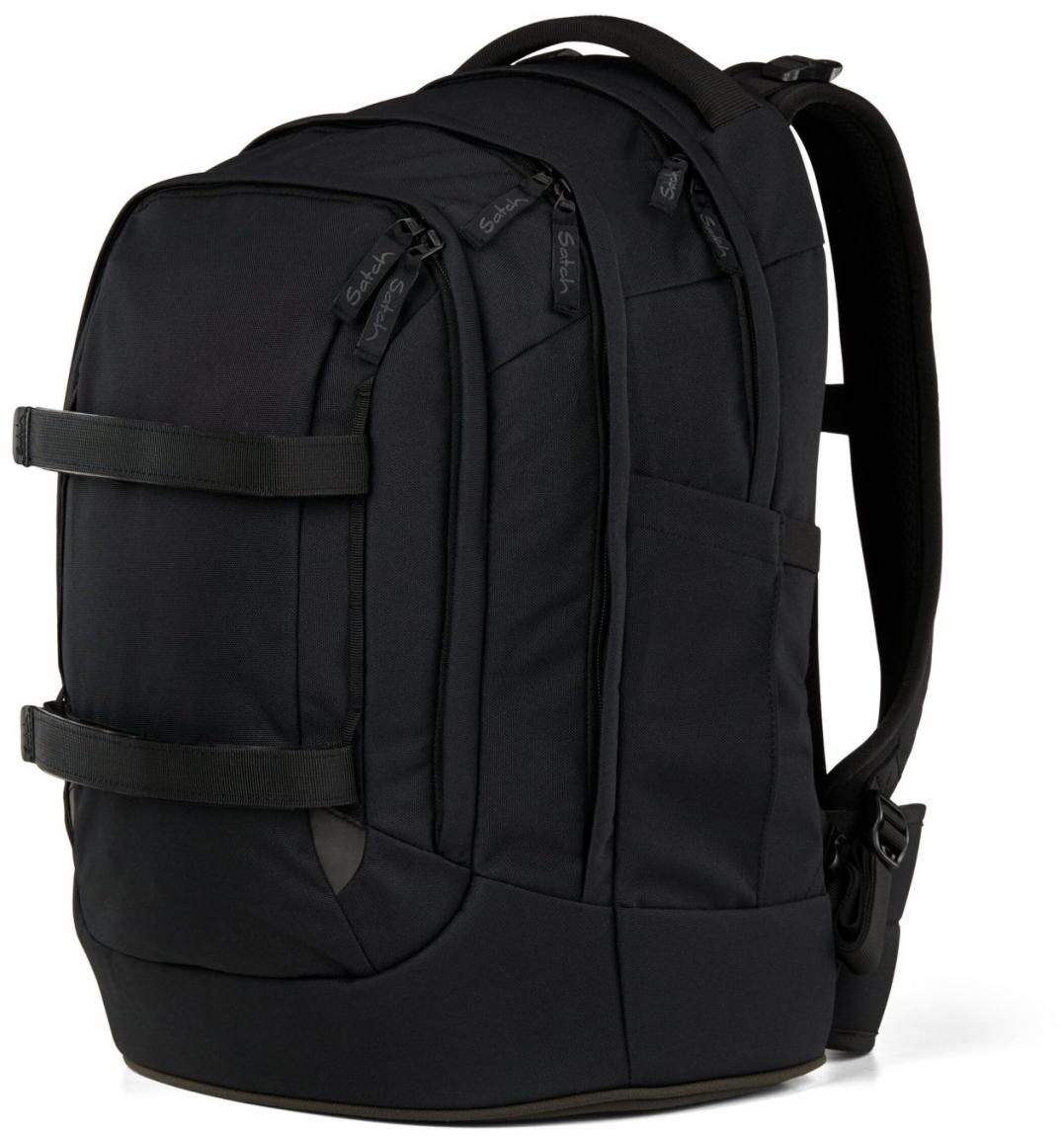 dreiteiliges Schülerset schwarz Satch Pack Gymbag Pencil Box Blackjack