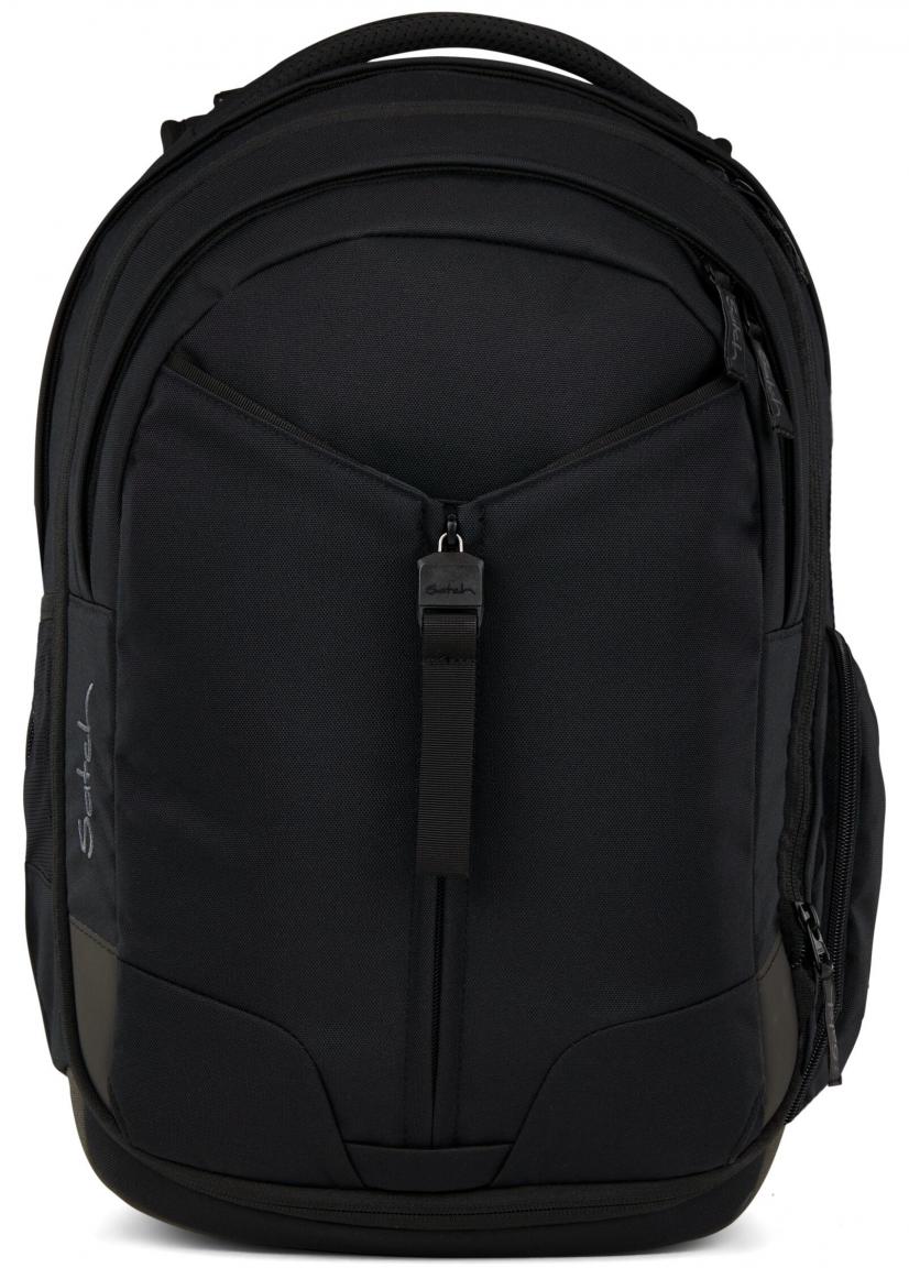 dreiteiliges Schultaschenset schwarz Satch Match Gymbag Pencil Box Blackjack