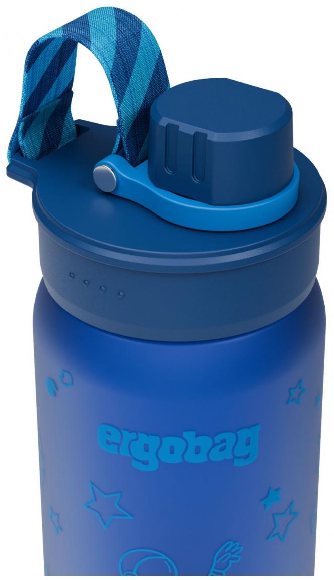 dunkelblaue Trinkflasche Ergobag Astronaut Weltall