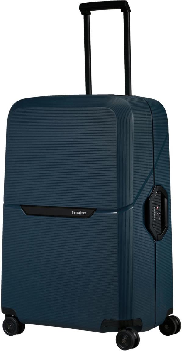 dunkelblauer Hartschalenkoffer Spinner L 75cm Samsonite Magnum 2 Midnight Blue
