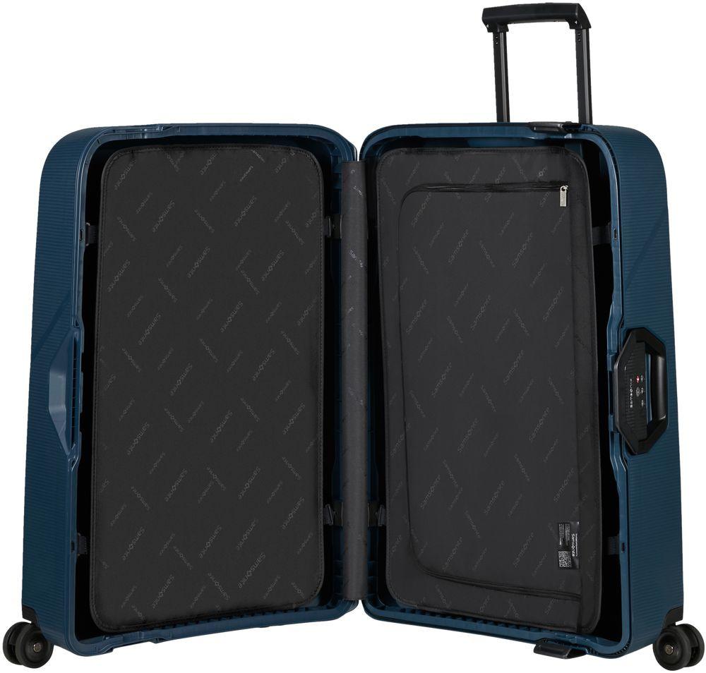 dunkelblauer Hartschalenkoffer Spinner L 75cm Samsonite Magnum 2 Midnight Blue