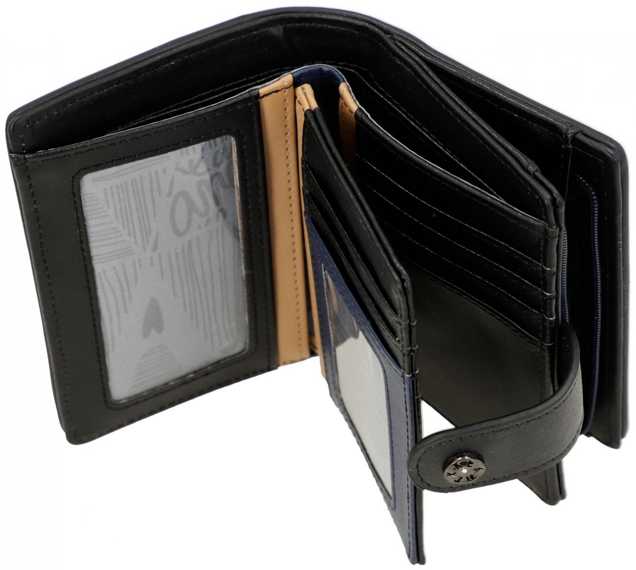 dunkelblaues Portemonnaie Anekke Hollywood Studio Navy Glitzer
