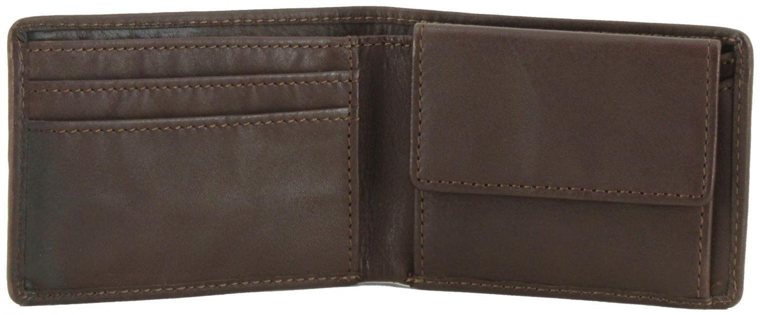 dunkelbraune Herrenbörse Mini Harbour 2nd Thorin Chocolate Brown