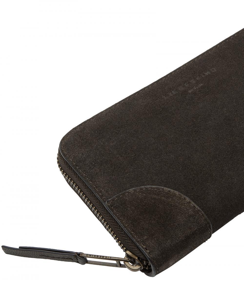 dunkelbraunes Portmonee Liebeskind Berlin Dark Chocolate Aurde Suede Sally