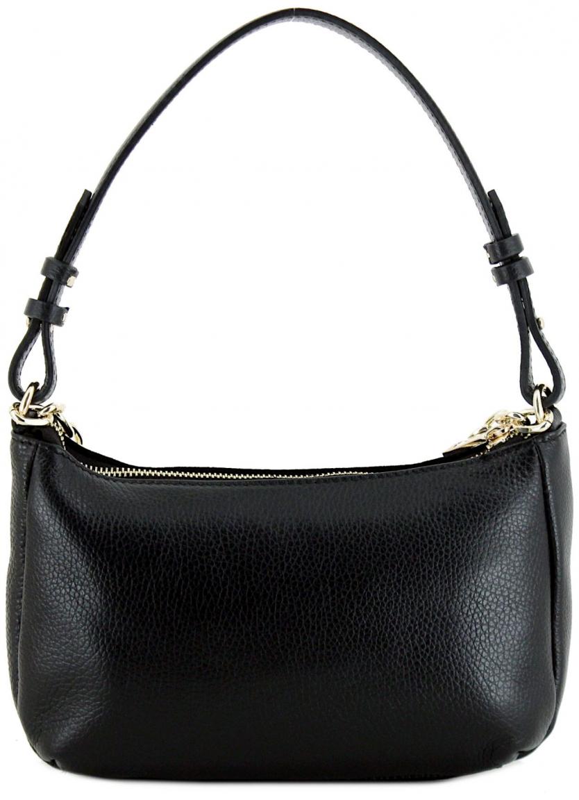 elegante Henkeltasche im Ledermix Caleidos Black