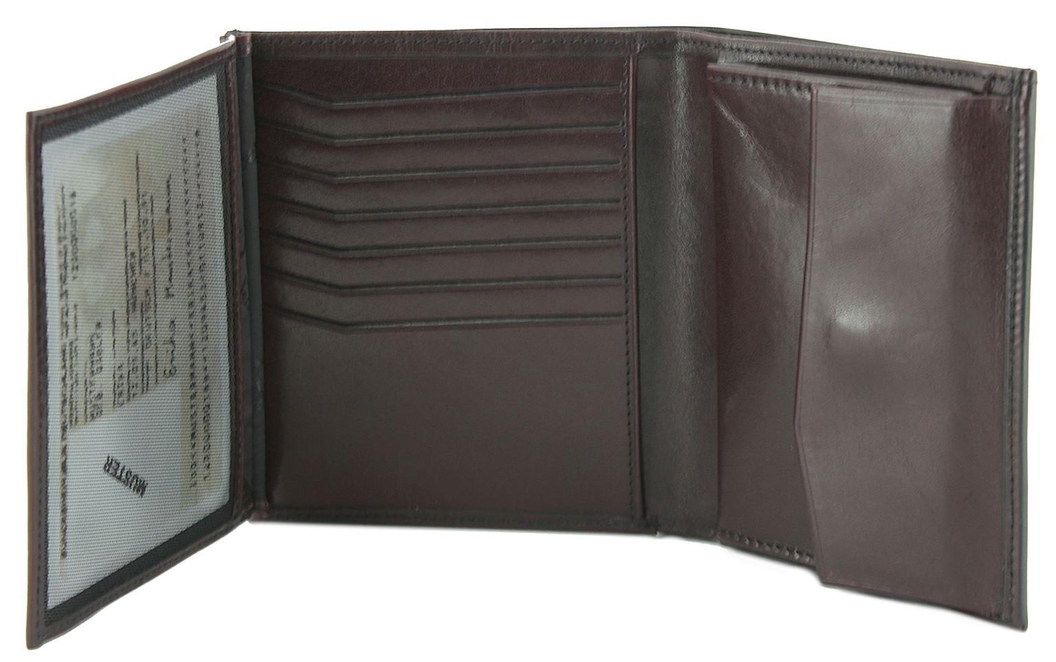 elegante Herrenbörse Rindleder Golden Head Colorado Bordeaux Datensicherheit
