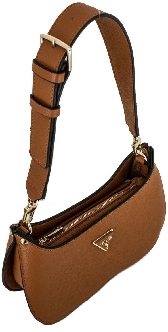 elegante Schultertasche altrosa Rosewood Meridian Mini Guess