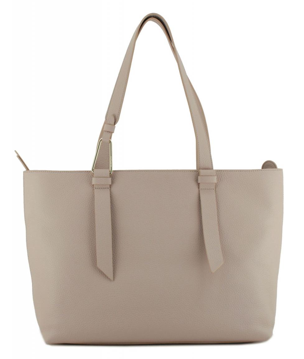 elegante Shoppertasche Coccinelle Malory Ribes bordeauxrot