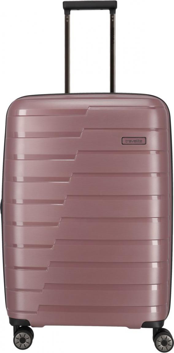 erweiterbarer Reisekoffer Travelite Trolley Air Base M 67cm Flieder