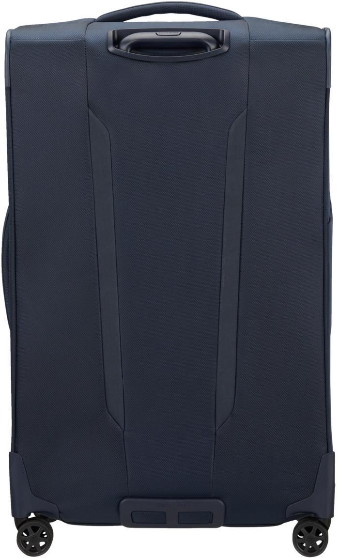 erweiterbarer Rollenkoffer dunkelblau recycled Samsonite 4-Rad-Trolley Respark Spinner L 79cm