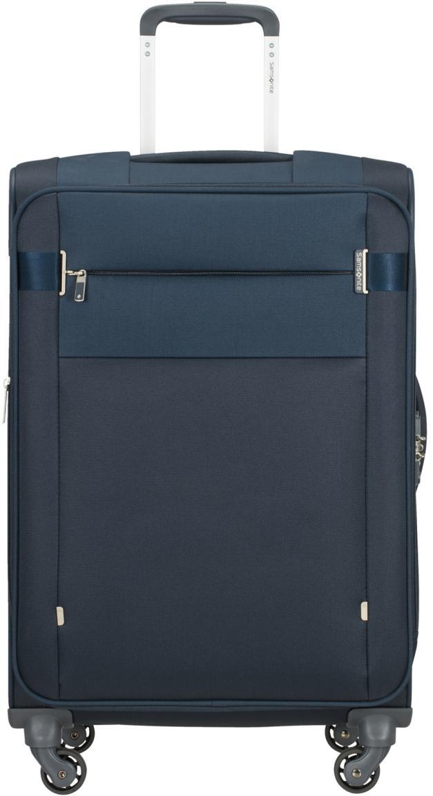 erweiterbarer Weichgepäckkoffer dunkelblau Samsonite Citybeat M 66cm Navy Blue
